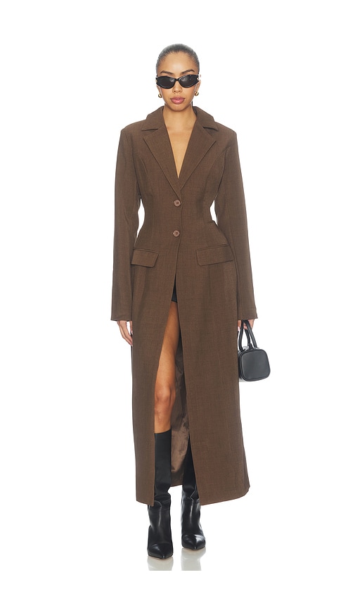 Roxana Coat by SNDYS in Brown