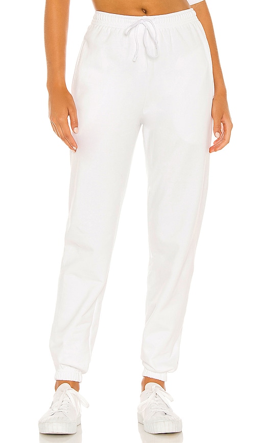 SNDYS LOUNGE Luxe Sweatpants in White