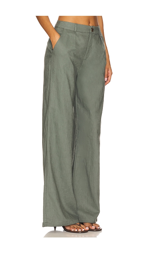 Sndys X Revolve Hale Linen Pant In Green