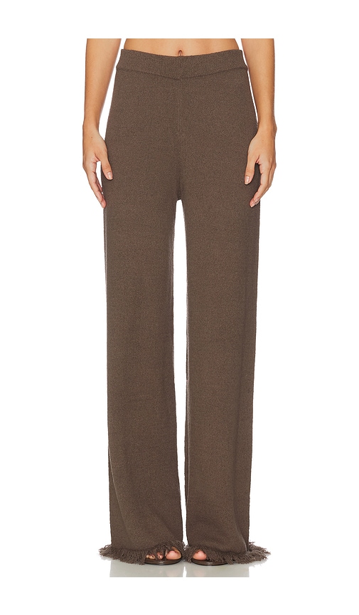 Sndys Skyler Knit Pant In Brown