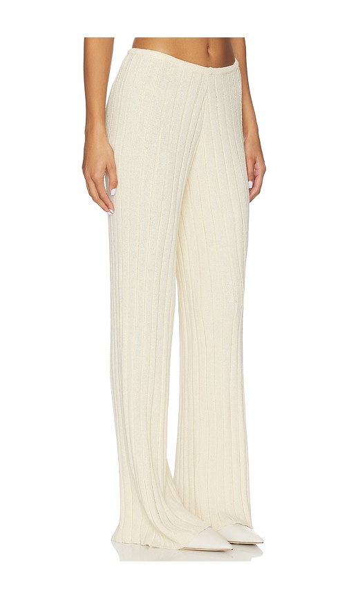 Sndys Baha Ribbed Wide Leg In White