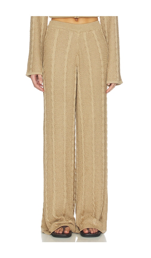 SNDYS Cici Cable Knit Pant
