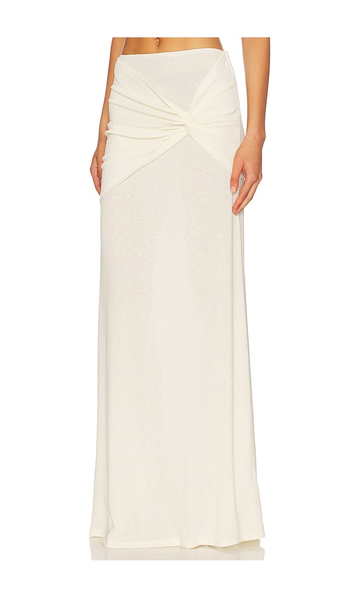  Sndys Maxirock Mit Twist-effekt Kalea In Ivory. Größe Xs. Also In S. 