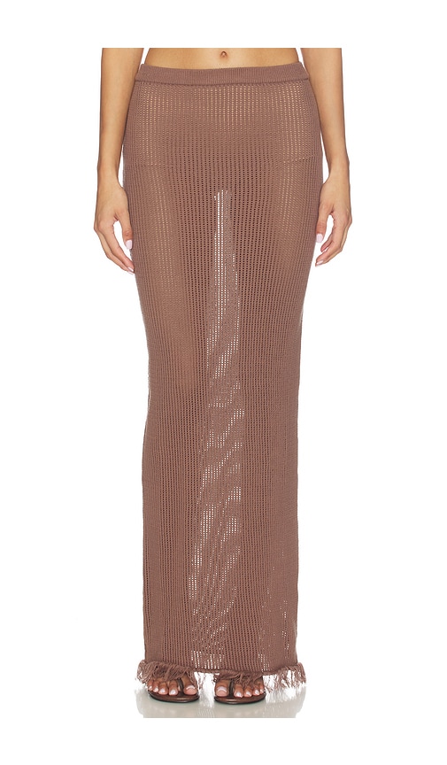 Priya Crochet Maxi Skirt