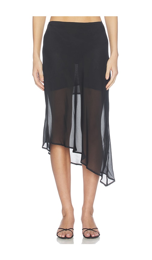 Laelia Midi Skirt by SNDYS in Black