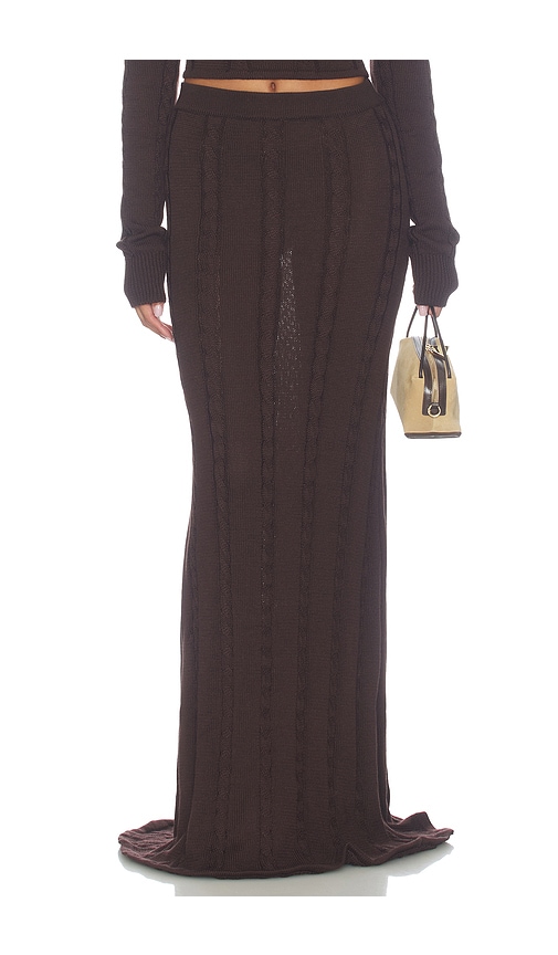 Rory Maxi Skirt by SNDYS in Chocolate