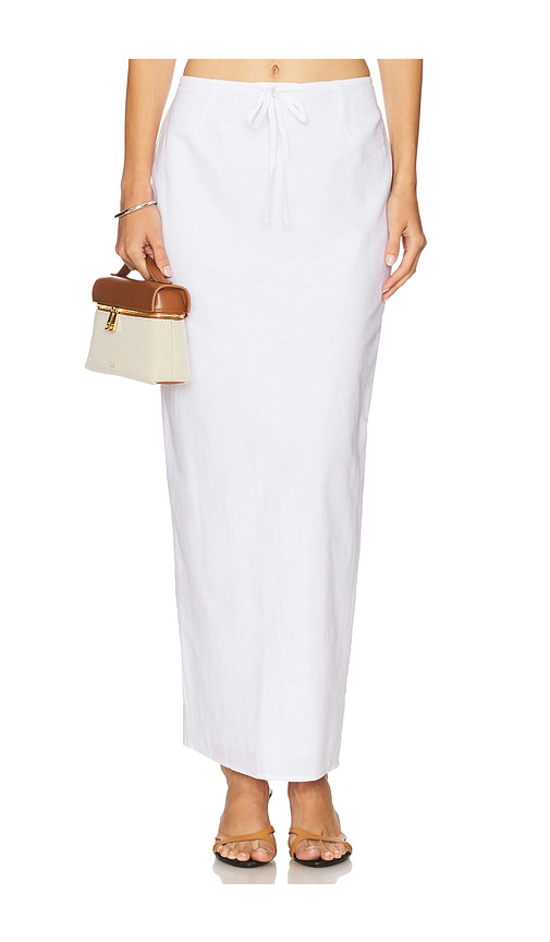 Kelley Maxi Skirt in White. - size XS (also in M, S, XXS)