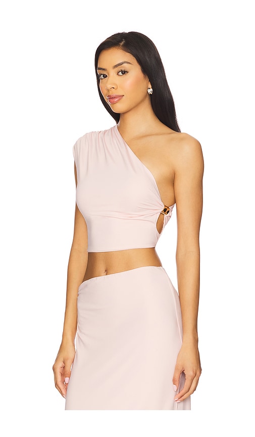  Sndys Top Mit Asymmetrischer Schulter Baylee In Pink. Größe S. Also In Xxs, Xs, L, Xl. 