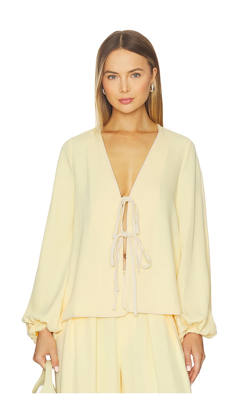 Sndys Lyns 탑 In Yellow