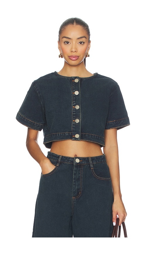 SNDYS Tilla Denim Top