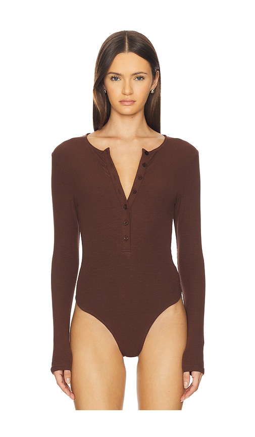 Sndys Henley Bodysuit In Multi