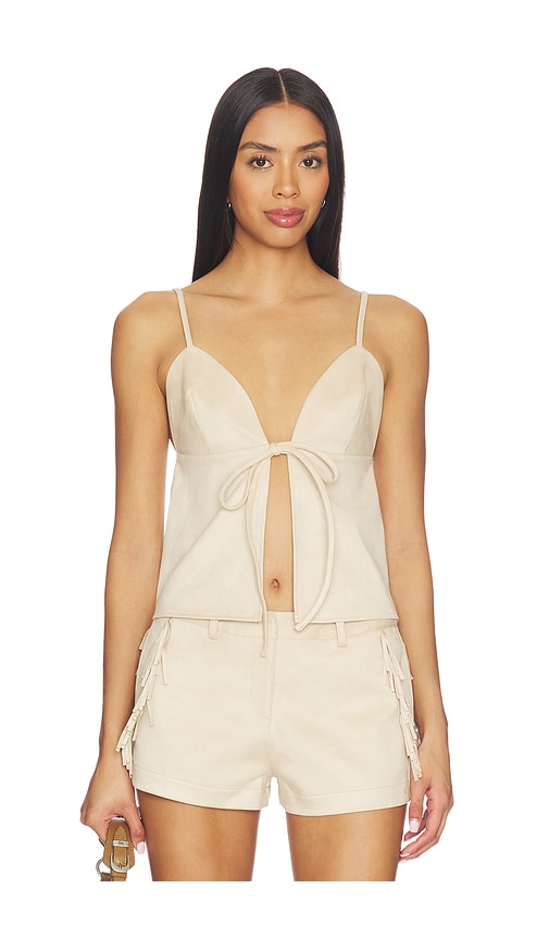 Wes Faux Suede Top