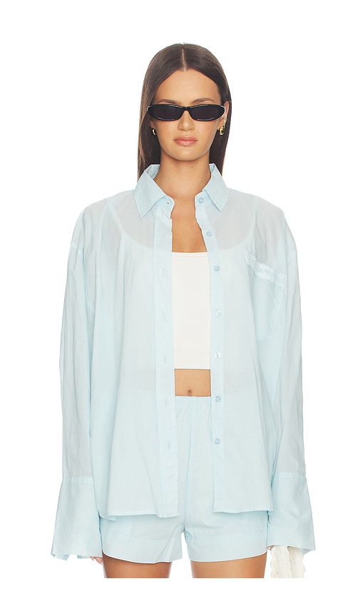 SNDYS CHEMISE AMREN en Baby Blue. Taille M. Also en XS, S, L, XL, XXL.