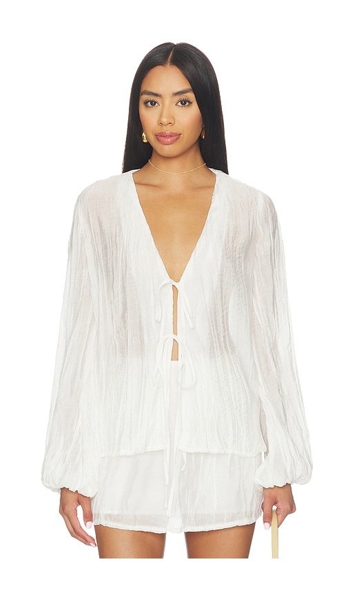 Brandi Crinkle Tie Top