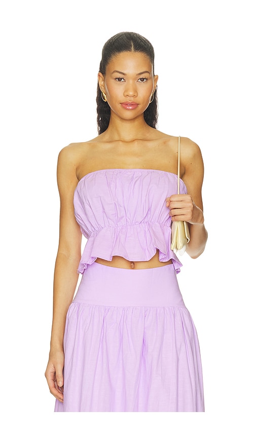 x REVOLVE Nesa Strapless Top by SNDYS in Lilac