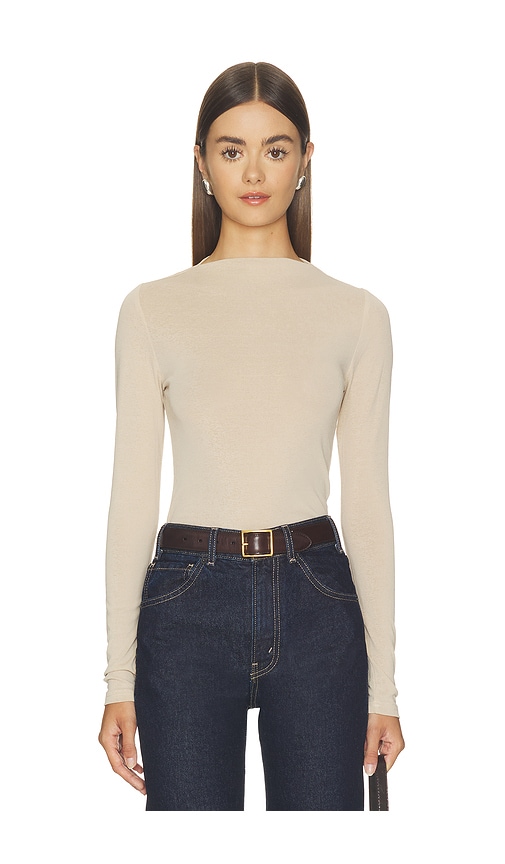 x REVOLVE Katya Long Sleeve Top by SNDYS in Oat