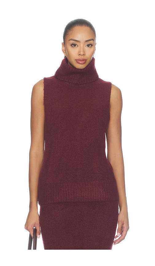 x REVOLVE Winnie Sleevless Knit Top by SNDYS in Cherry