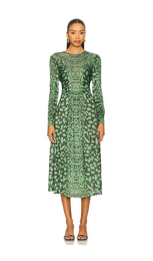 Sea Claude Midi Dress In Green