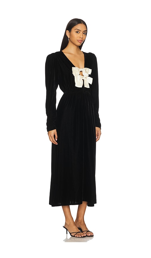 Sea Seraphine Midi Dress In Black