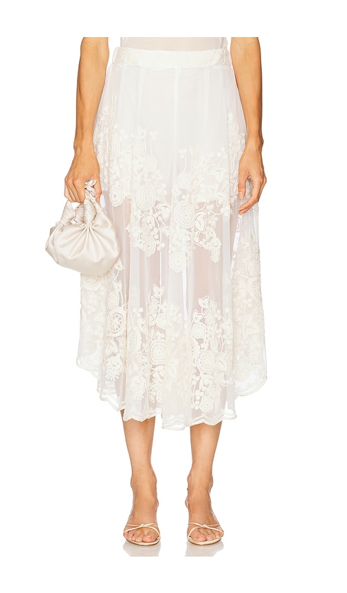 Arielle Lace Flared Pants in . - size L (also in M, S, XS) - Sea - Modalova