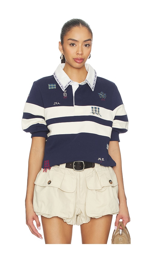 Sea Claira Embroidered Rugby Shirt