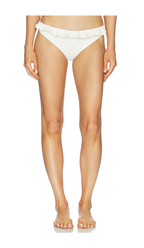 Sea Madelyn Crochet Bikini Bottom With Ruffle