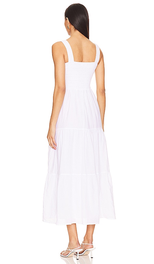  Seafolly Midi-kleid Faithful In White. Größe M. Also In L. 