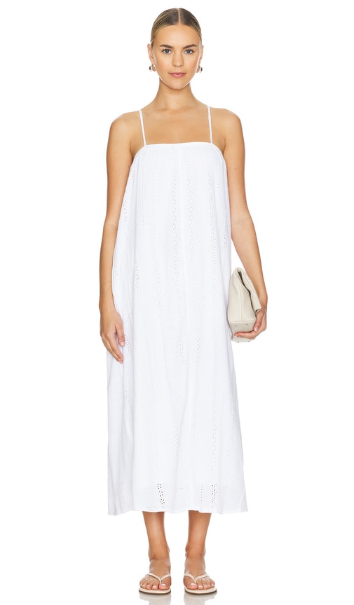 Shop Seafolly Broderie Maxi Dress In White