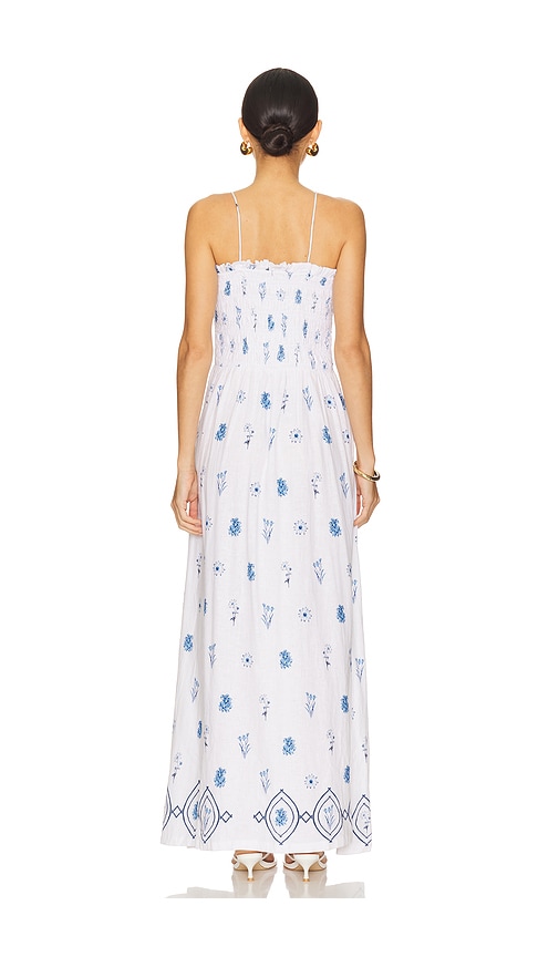  Seafolly Maxikleid Shirred In White. Größe M. Also In L. 