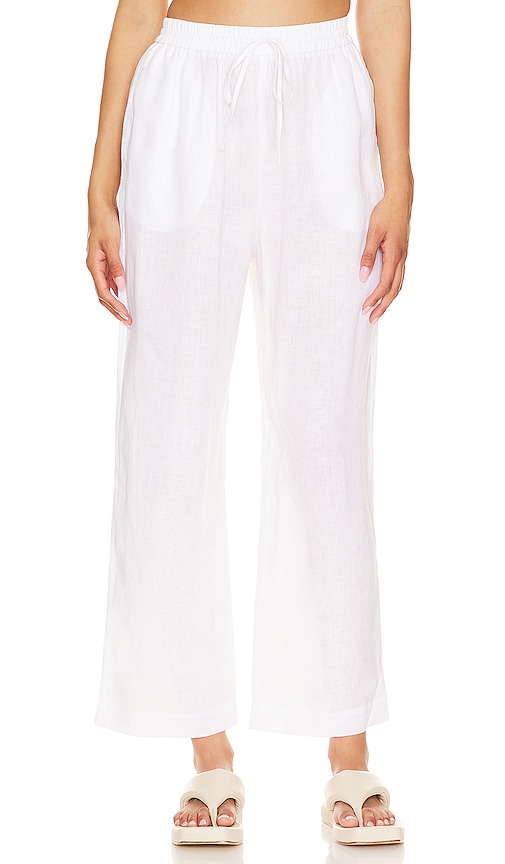 Seafolly Linen Trouser In White
