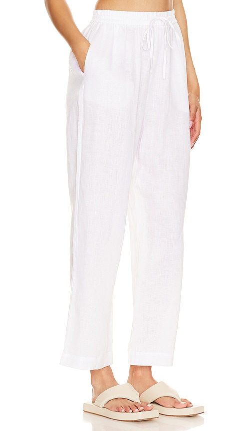 Shop Seafolly Linen Pant In White