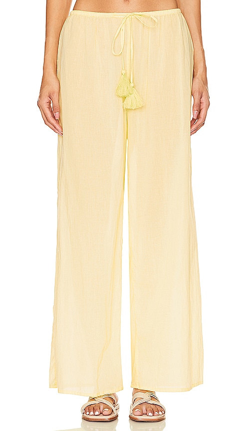 Seafolly Beach Pant In Limelight