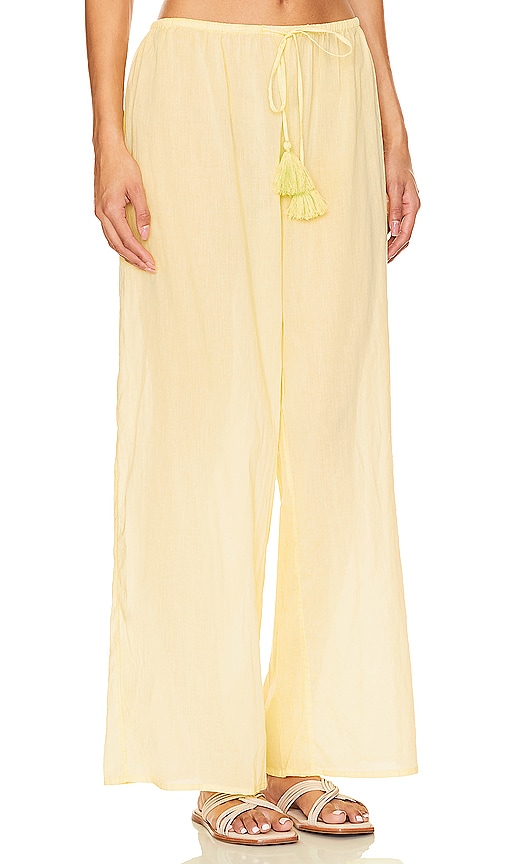 Shop Seafolly Beach Pant In Limelight
