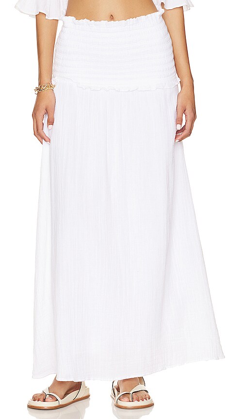 Seafolly Caspian Convertible Skirt in White