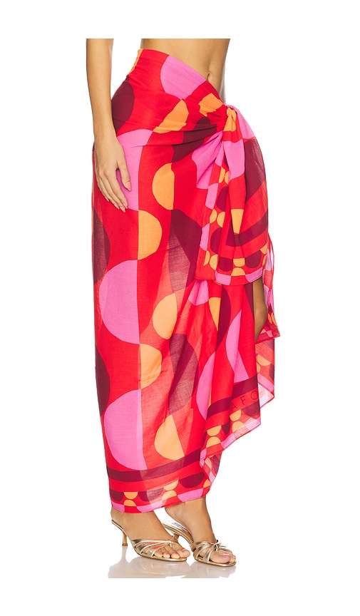 Seafolly Sorrento Sarong In Orange