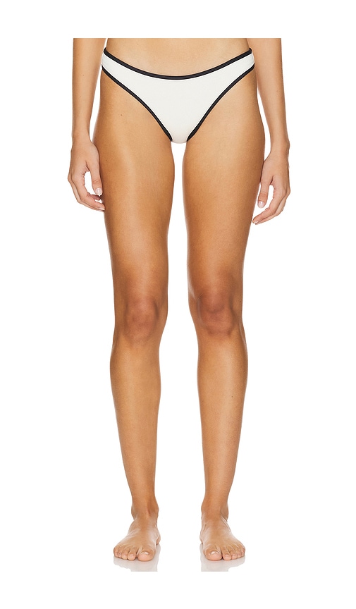 Beach Bound Hipster Bikini Bottom by Seafolly in Ecru