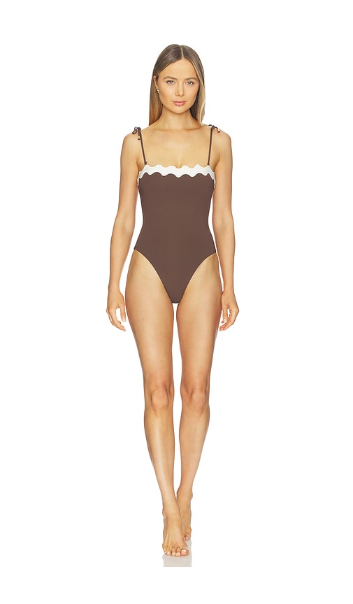 Ric Rac One Piece by Seafolly in Espresso