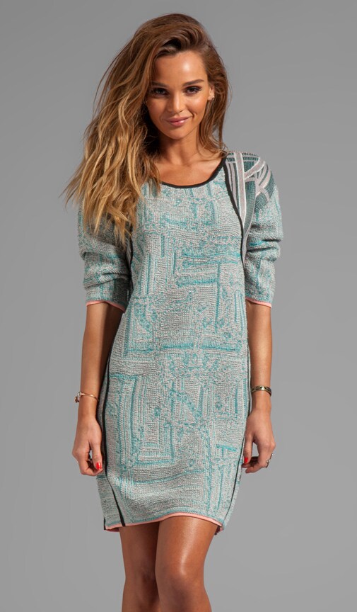 3/4 Sleeve Sweater Dress