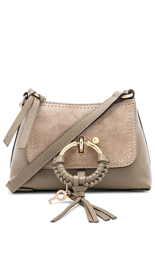 See By Chloé Outlet: Joan Minibag in grained leather - Dove Grey