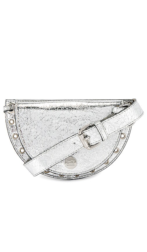 metallic belt bag