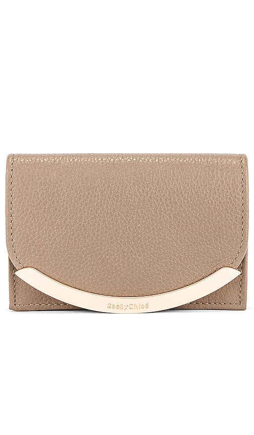 See By Chloe Mini Lizzie Card Case in Motty Grey | REVOLVE