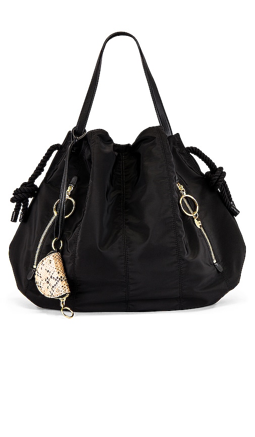 See by chloe hot sale flo nylon shoulder bag