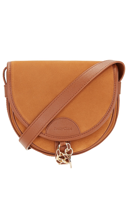 mara leather saddle bag see by chloé