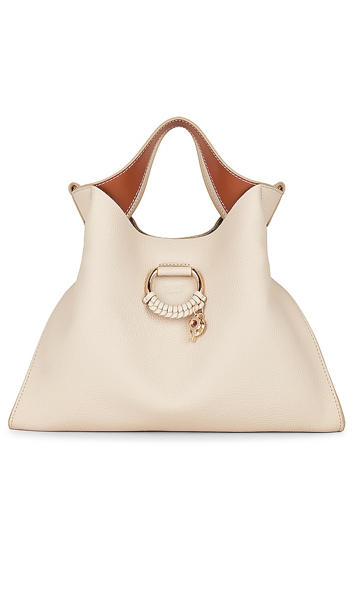 See By Chloe Joan Small Top Handle in Cement Beige