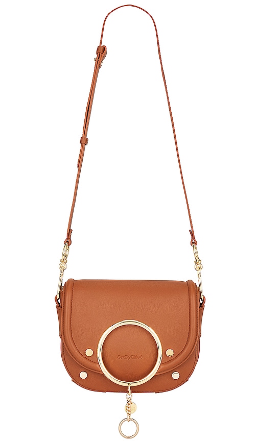 See by Chloe Women's Mara Crossbody Colorblock, Motty Grey, One Size:  Handbags