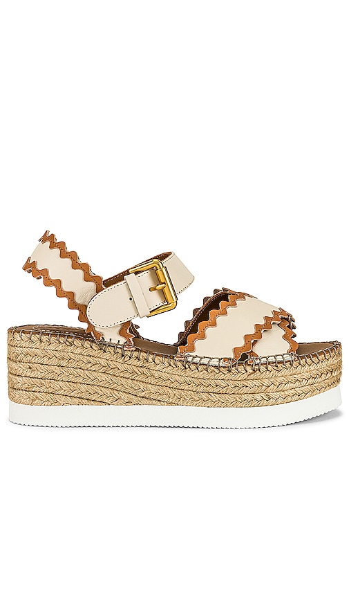 See By Chloe Glyn Platform Espadrille in Natural REVOLVE