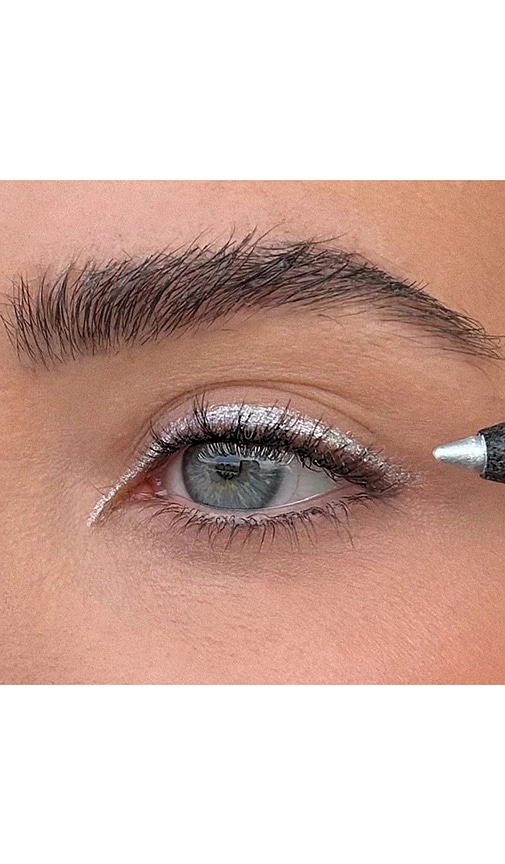  Sweed Satin Eyeliner In Metallic Silver. 