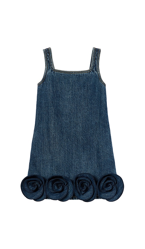 self-portrait Kids Denim Flower Dress