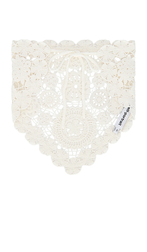 Self-portrait Accessoires Accessories In Cream. 