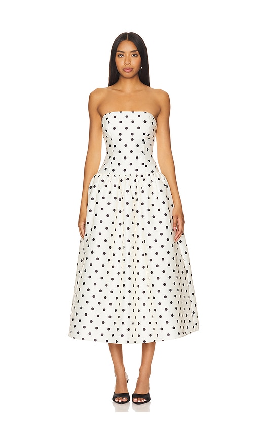 Polka Dot Midi Dress